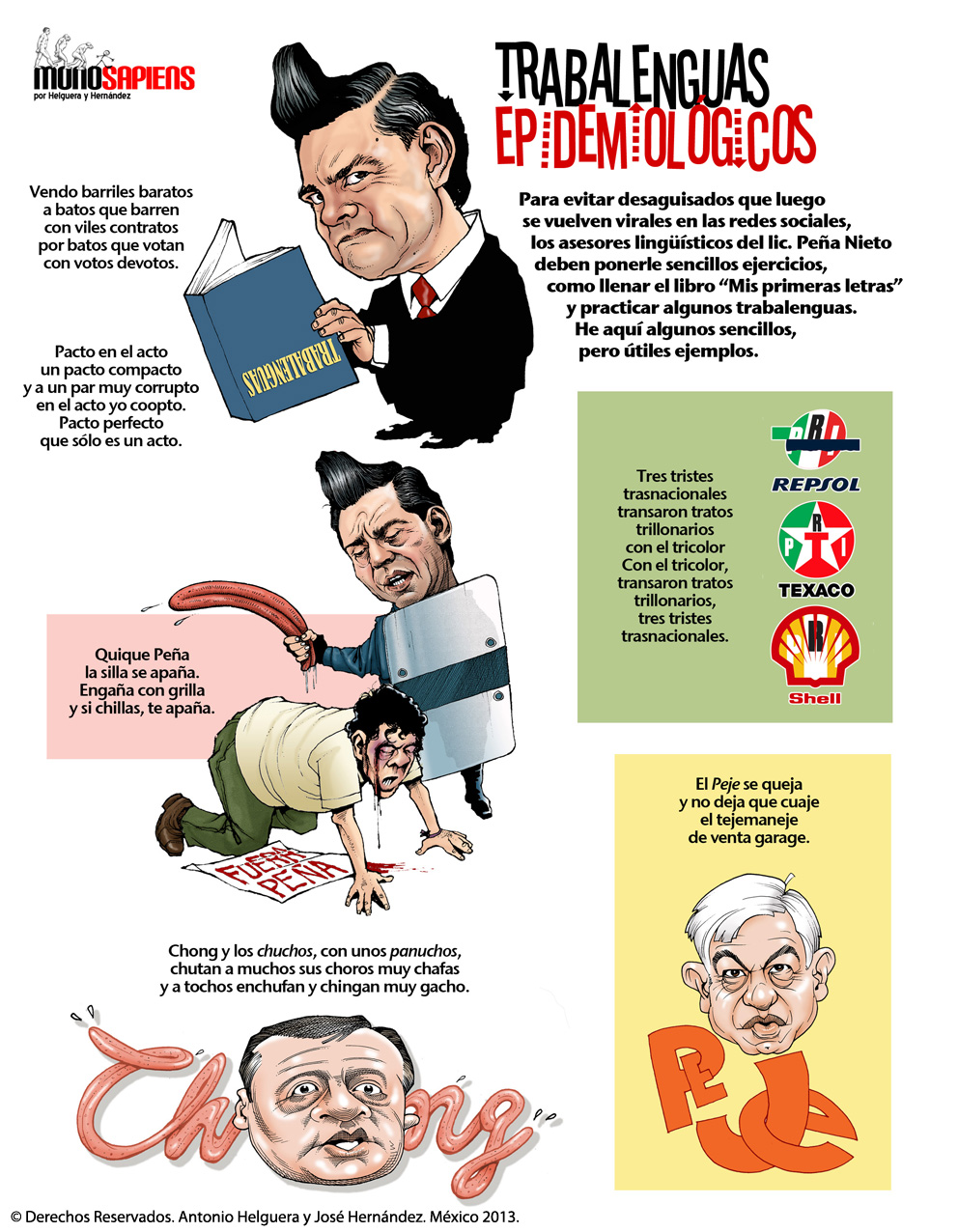 Trabalenguas Epidemiológicos. Domingo 3 de noviembre de 2013